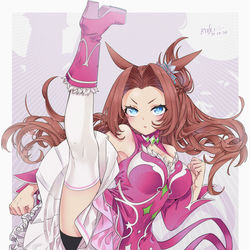 This is a pixiv picture whose title is カワカミプリンセス.