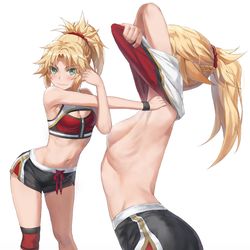 This is a pixiv picture whose title is 運動神経のモードレッド.