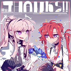 This is a pixiv picture whose title is Thanks!! #18 Angelike & lilivia.