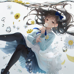 This is a pixiv picture whose title is Petrichor.