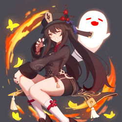 This is a pixiv picture whose title is 胡桃.