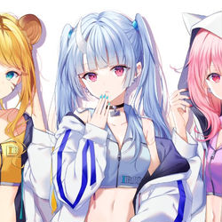 This is a pixiv picture whose title is IRIS Vunit.