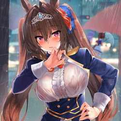 This is a pixiv picture whose title is アンブレラデート.