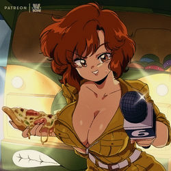 This is a pixiv picture whose title is [RETRO] April O'Neil [TMNT].