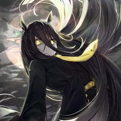 This is a pixiv picture whose title is マンハッタンカフェ.