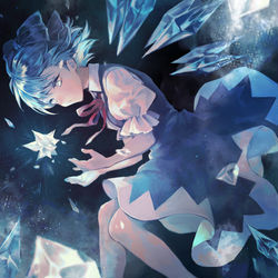 This is a pixiv picture whose title is 凍てつく季節.