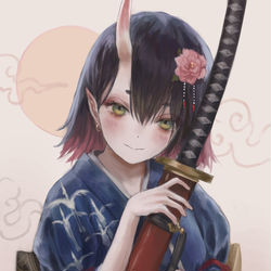 This is a pixiv picture whose title is 🗡️.