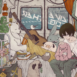 This is a pixiv picture whose title is 怯防優戦.