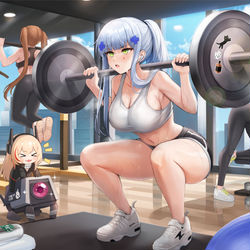 This is a pixiv picture whose title is gym 404.