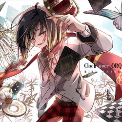 This is a pixiv picture whose title is 【Clock over ORQUESTA】 お祝いイラスト.