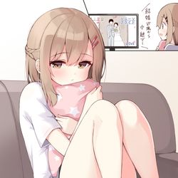 This is a pixiv picture whose title is こんな幼馴染がいてほしい３４.