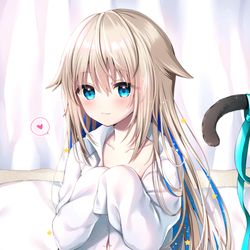 This is a pixiv picture whose title is 「ぶかぶかだねっ」.