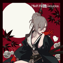 This is a pixiv picture whose title is 【お仕事】NieR Re[in]carnation応援イラスト.