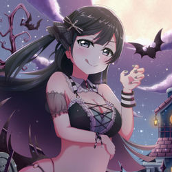 This is a pixiv picture whose title is Maze Town せつ菜.