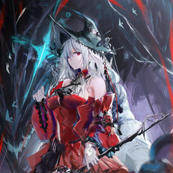 This is a pixiv picture whose title is 濁心スカジ.