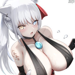 This is a pixiv picture whose title is [B]lusH.
