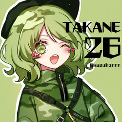 This is a pixiv picture whose title is 26.たかね.