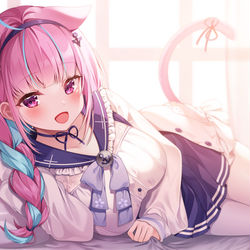 This is a pixiv picture whose title is 湊あくあ.