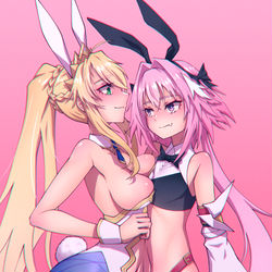 This is a pixiv picture whose title is 🐇.