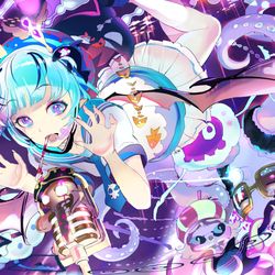 This is a pixiv picture whose title is 潮騒オルカ.