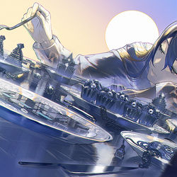 This is a pixiv picture whose title is Inorganic.