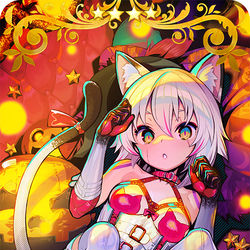 This is a pixiv picture whose title is FGO概念礼装　ちいさな猫のロンド.