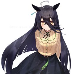 This is a pixiv picture whose title is 私服マンハッタンカフェ.