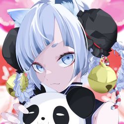 This is a pixiv picture whose title is 🐼.