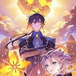 This is a pixiv picture whose title is 🔶岩パーティ🔶.