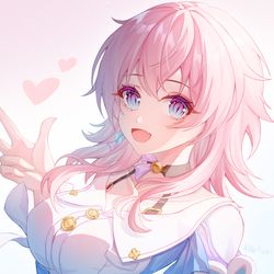This is a pixiv picture whose title is 超超超可爱的三月七☆.