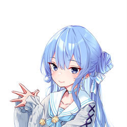 This is a pixiv picture whose title is すいちゃん新衣装.