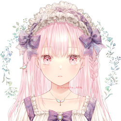 This is a pixiv picture whose title is 桜色美少女🌸.