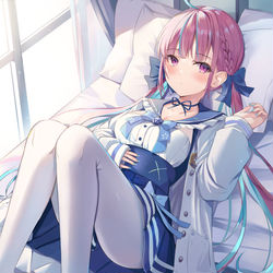 This is a pixiv picture whose title is 湊あくあ.