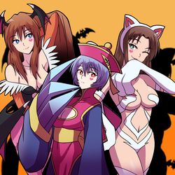 This is a pixiv picture whose title is エヴァンゲリオン×ハロウィン.