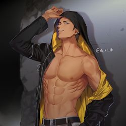This is a pixiv picture whose title is 肌色多めまとめ.