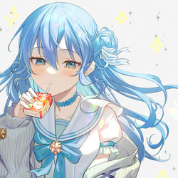 This is a pixiv picture whose title is すいちゃん新衣装.