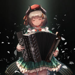 This is a pixiv picture whose title is アコーディオン.