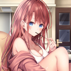 This is a pixiv picture whose title is 仕事後の時間.