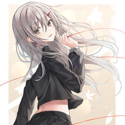 This is a pixiv picture whose title is 少女.