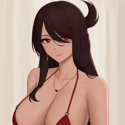 This is a pixiv picture whose title is [原神] 北斗 / Beidou (Bikini ver.).