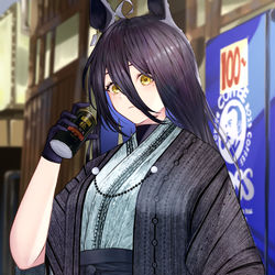 This is a pixiv picture whose title is マンハッタンカフェ.