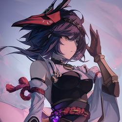 This is a pixiv picture whose title is ☆.