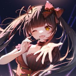 This is a pixiv picture whose title is アイドル狂三.