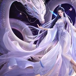 This is a pixiv picture whose title is 诛仙陆雪琪.