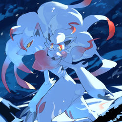 This is a pixiv picture whose title is ヒスイゾロアゾロアーク.