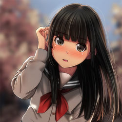 This is a pixiv picture whose title is 今日の一枚3064 (1:00+0:40+1:40).