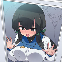 This is a pixiv picture whose title is 右側が開きます.