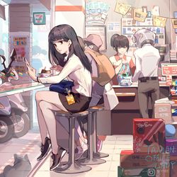 This is a pixiv picture whose title is 小七午餐 / セブン昼ごはん.
