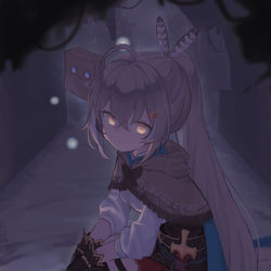 This is a pixiv picture whose title is mumei.