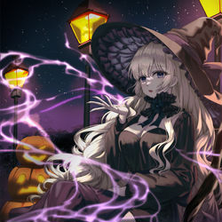 This is a pixiv picture whose title is 🎃Halloween Witch🎃.